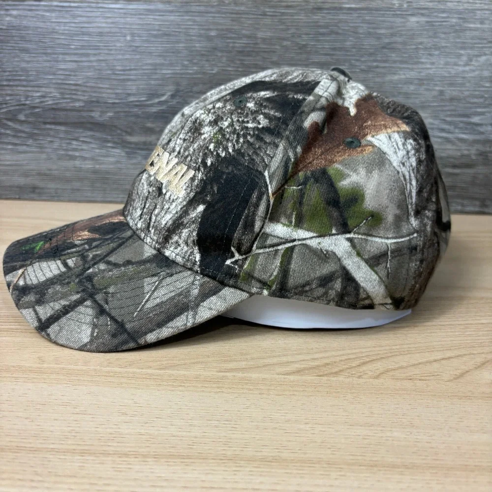 Fastenal Hat Cap Strap Back‎ Brown Camo Camouflage Outdoors